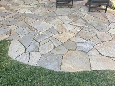 Silver quartzite natural flagstone