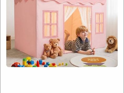 Pink kids tent