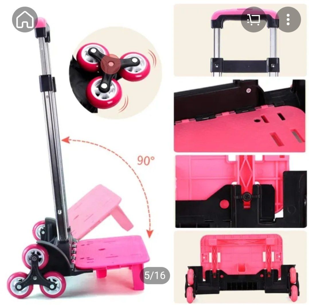 Backpack Hand Truck  Wheeled Cart Trolley Hand Alu