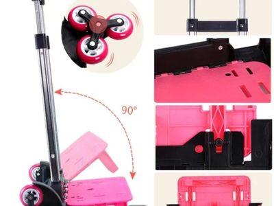 Backpack Hand Truck Wheeled Cart Trolley Hand Alu
