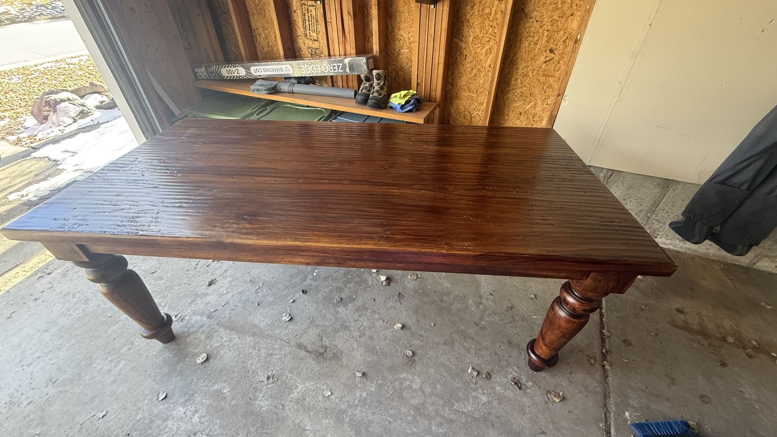 9 Piece Hardwood Dining Set