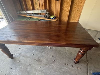 9 Piece Hardwood Dining Set