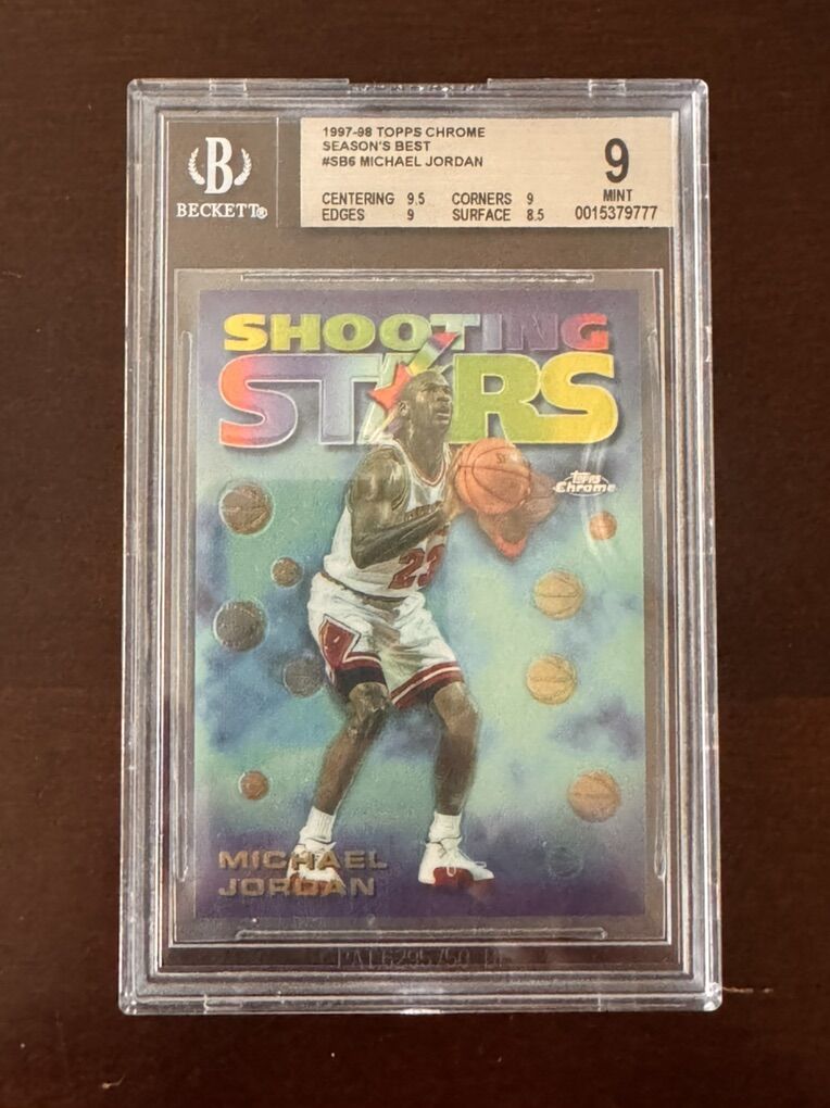 1997 Topps Chrome Michael Jordan Season’s Best