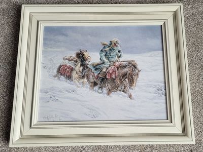 Beautiful "Ephraim rescue" picture 22.5x26.5 retails for $240