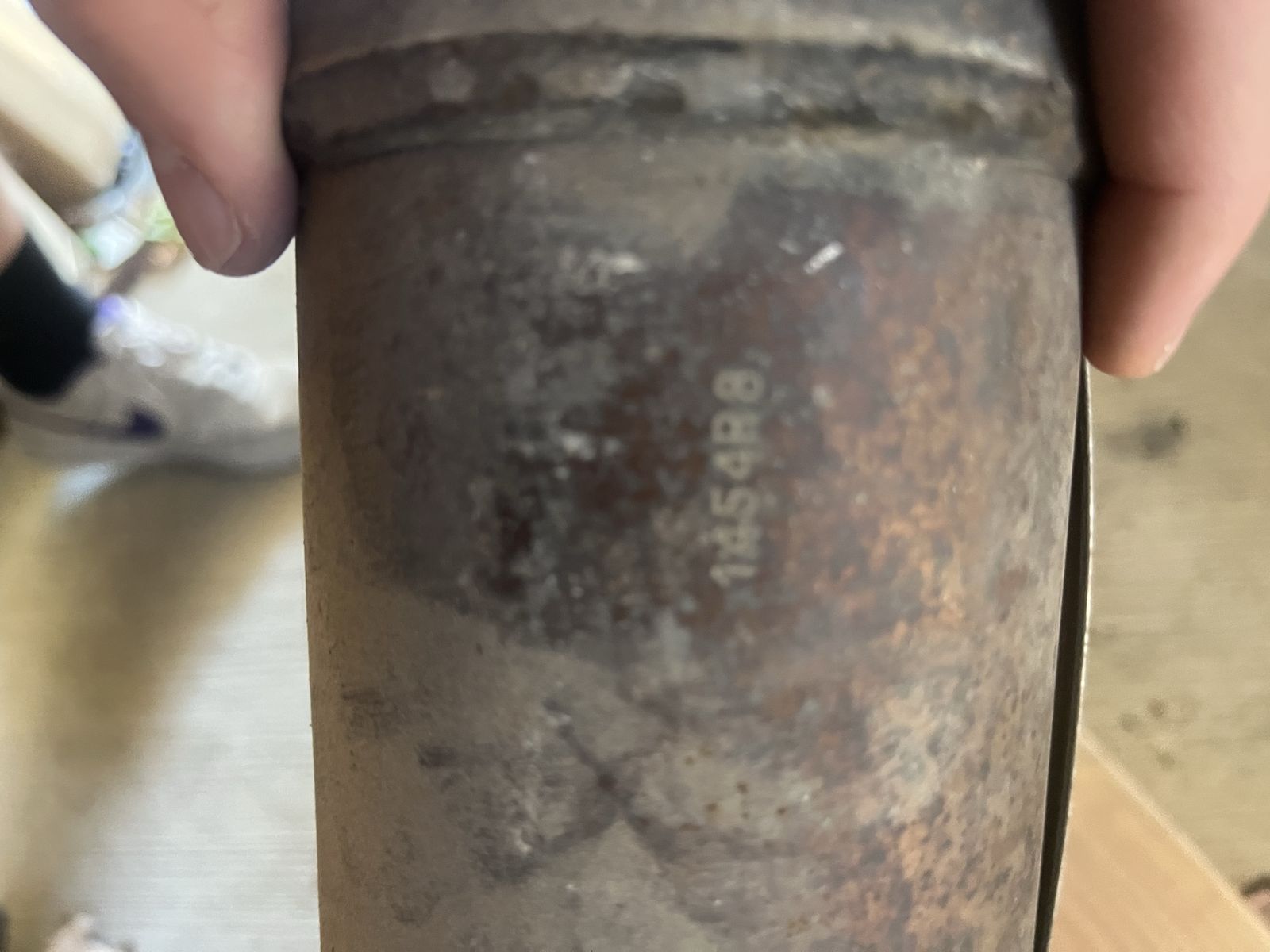 Used Exhaust Pipe with Catalytic Converters - Part Number 14548B
