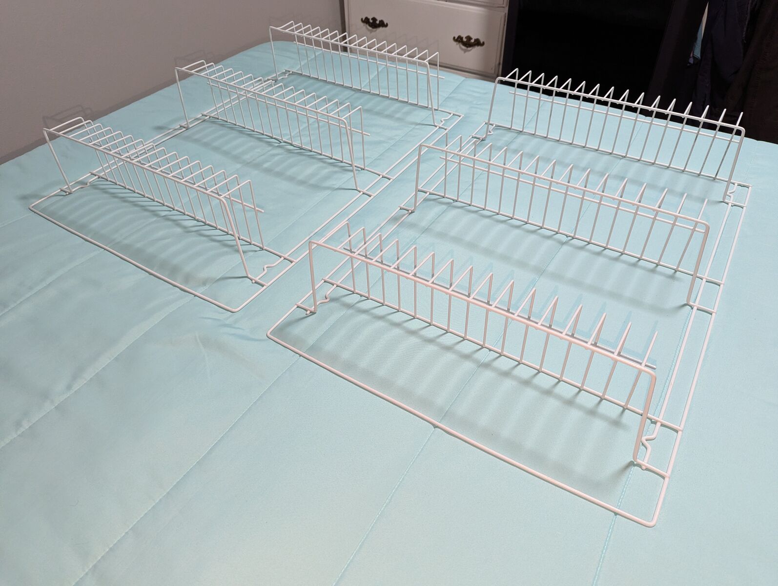 Wire Shelves Door Mounted Set Of Two