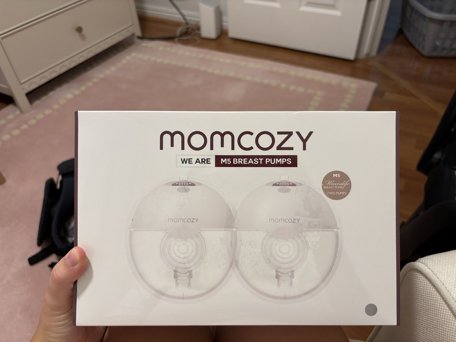 Momcozy M5 Wearable Electric Breast Pumps - Set of 2
