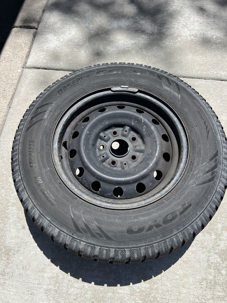 Tire and rim 205/70r15