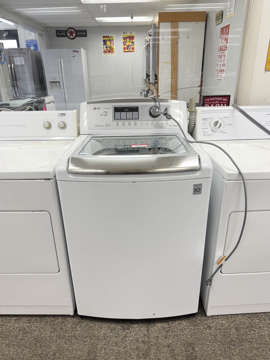 BEAUTIFUL LG HE TOP LOAD WASHER WITH WARRANTY!