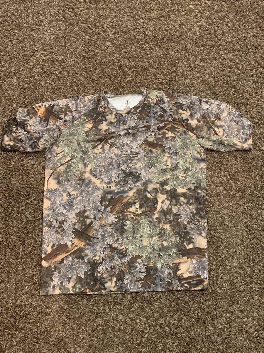 King's Camo Desert Shadow Camouflage Short Sleeve Shirt XL