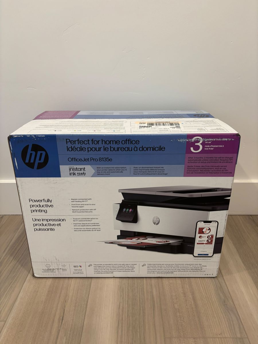 NEW*SEALED* -HP OfficeJet Pro 8135e Wireless All-in-One Color Printer Scanner Copier