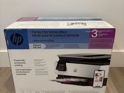 NEW*SEALED* -HP OfficeJet Pro 8135e Wireless All-in-One Color Printer Scanner Copier
