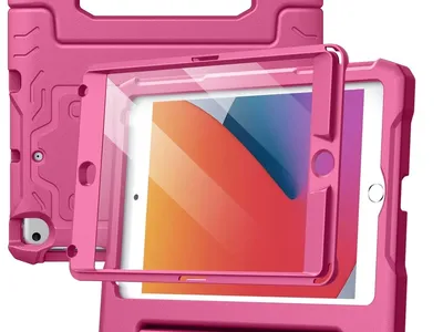 JETech Kids Case for iPad Mini 5 4 3 2 1 7.9" Shockproof Stand Cover Pink