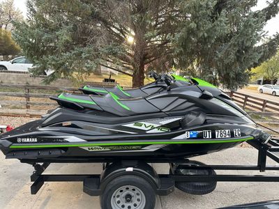 2 - 2021 Yamaha GP1800R SVHO Waverunners with audio, trailer, and warranty