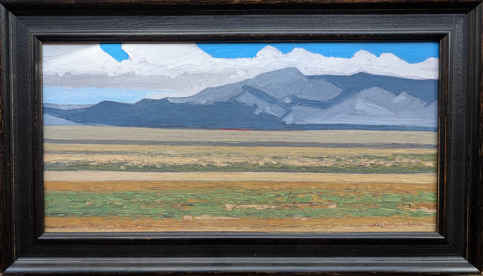 Contemporary Utah Landscape, Impasto Oil, Jeff Pugh, Framed