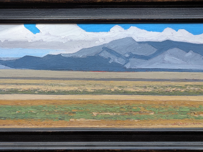 Contemporary Utah Landscape, Impasto Oil, Jeff Pugh, Framed