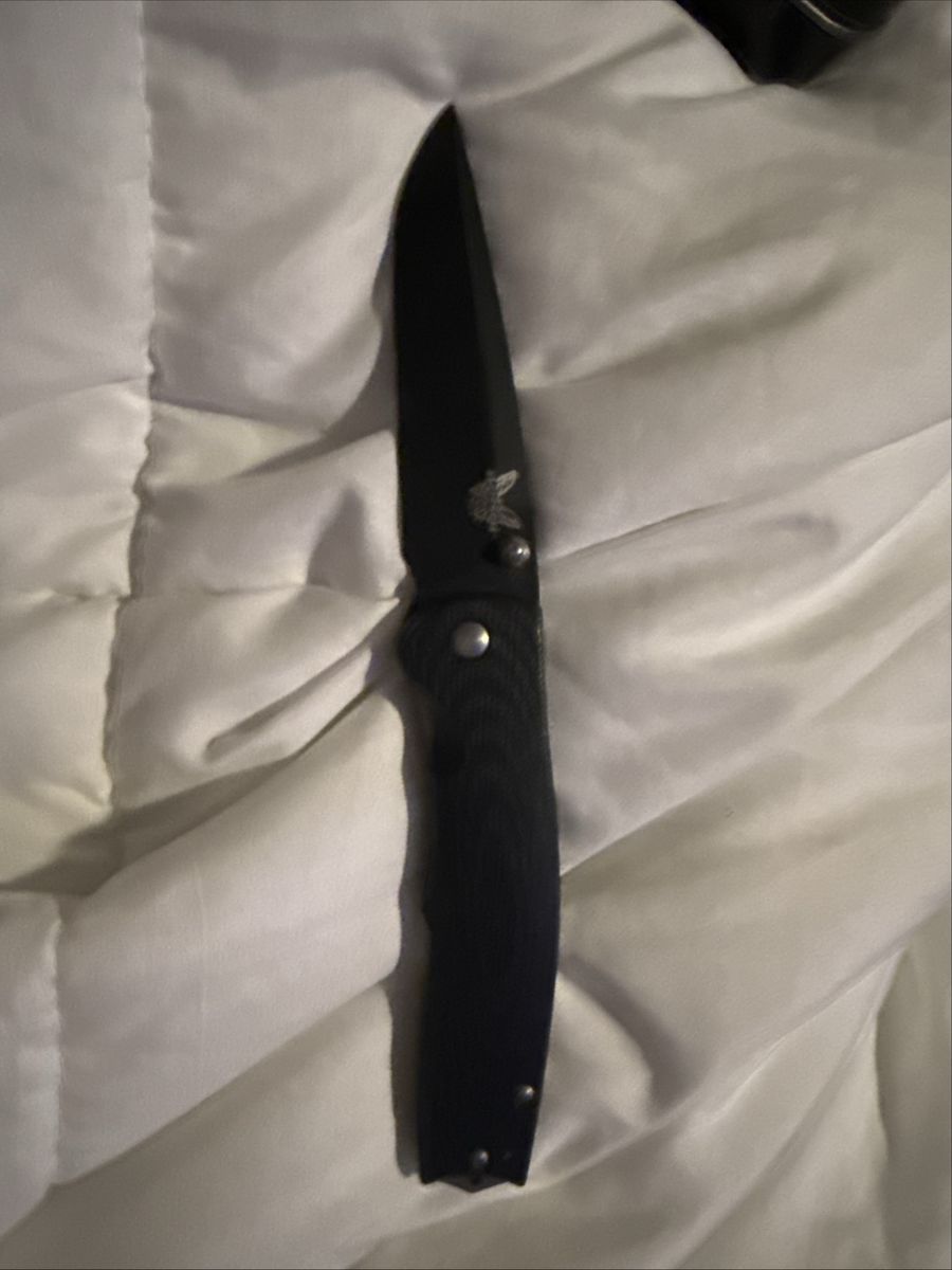 Benchmade Steigerwalt Folding Pocket Knife Black Blade