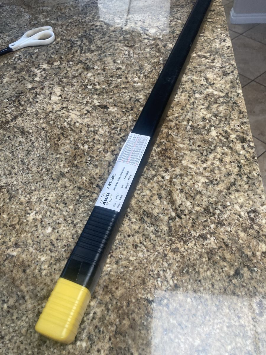 AWR stainless tig wire er308 1/16