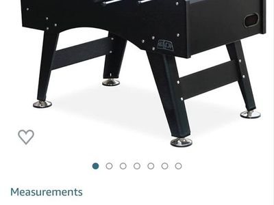 KICK Topaz 55" Foosball Table - Black pro
