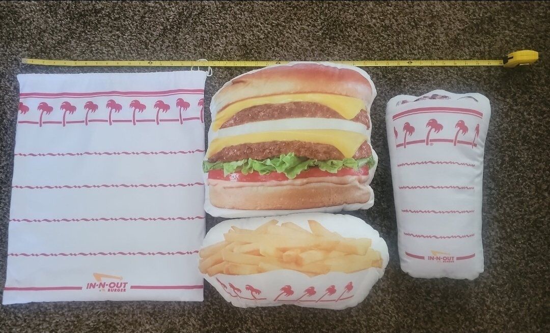In N Out pillows