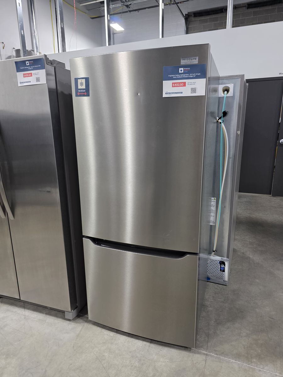 Frigidaire Single Door Refrigerator with Bottom Freezer — Brand New, Great Price
