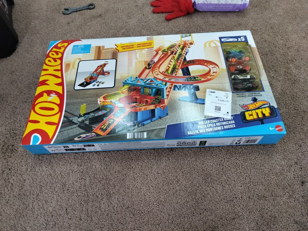 hot wheels roller coaster