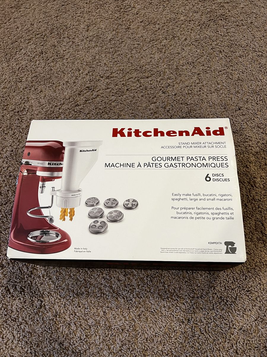KitchenAid Gourmet Pasta Press Stand Mixer Attachment w/ 6 Discs KSMPEHTA