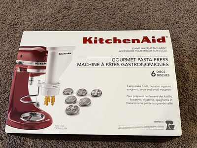 KitchenAid Gourmet Pasta Press Stand Mixer Attachment w/ 6 Discs KSMPEHTA