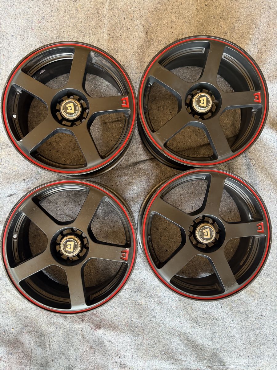 4x100 / 4x114.3 Motegi MR116 Wheels - 17x7 Universal 4 Lug 