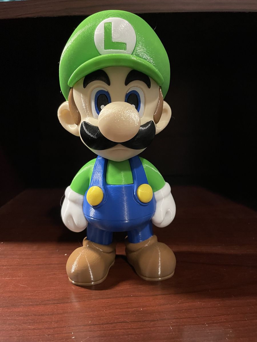 3D Printed Mario And Luigi