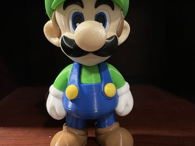 3D Printed Mario And Luigi