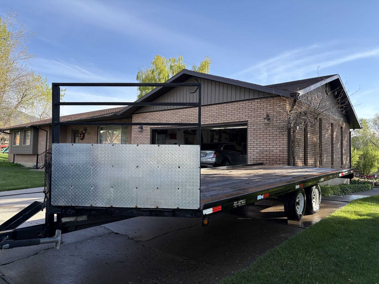 Big Bubbas Drive On/Drive Off 4 Place Snowmobile Trailer