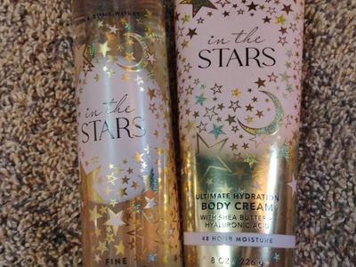 FUNDRAISER-Bath & Body Works In The Stars Fragrance Mist & Body Cream Set - 8 fl oz/236 mL & 8 oz/226g