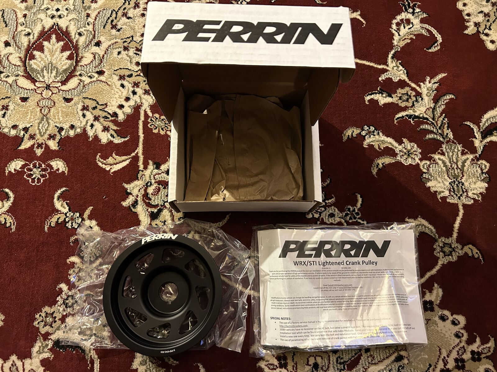 Subaru WRX STI PERRIN crank pulley