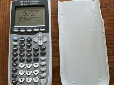 TI-84 Plus Silver Edition Graphing Calculator with Cover
