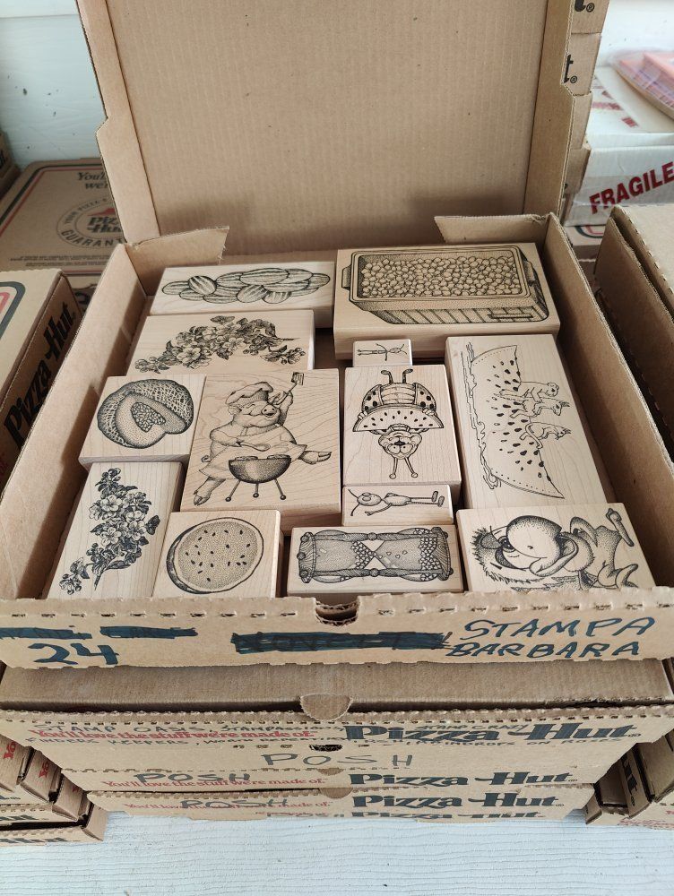 Box #24 of 65, New, old stock rubber stamps, designed mainly for people that like to make their own greeting cards.