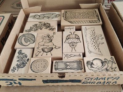 Box #24 of 65, New, old stock rubber stamps, designed mainly for people that like to make their own greeting cards.