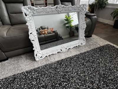 Large Ornate Heavy Baroque/Roccoco Mirror