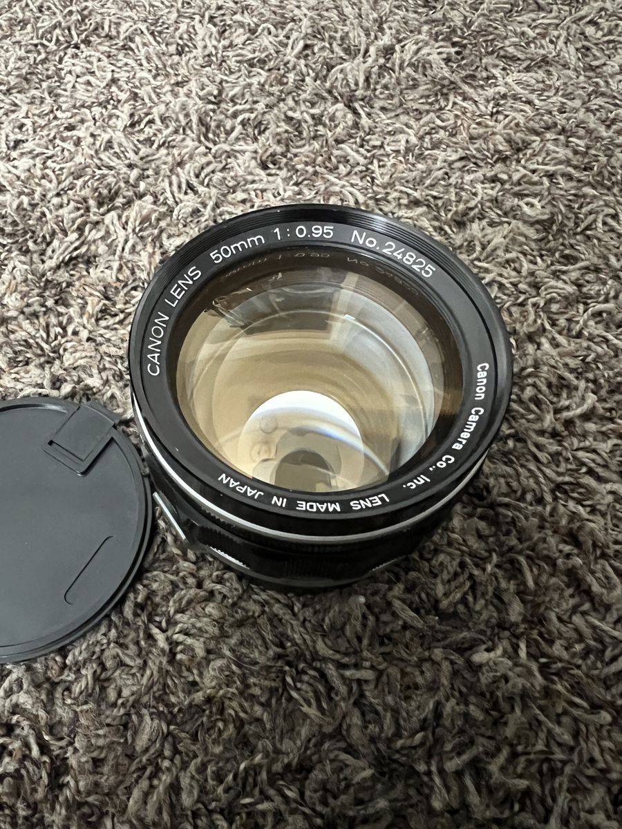 Canon 50mm f/0.95 Bayonet Type w/RF Adapter