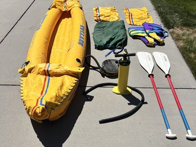 Sevylor Tahiti K79 Inflatable Kayak and Accessories