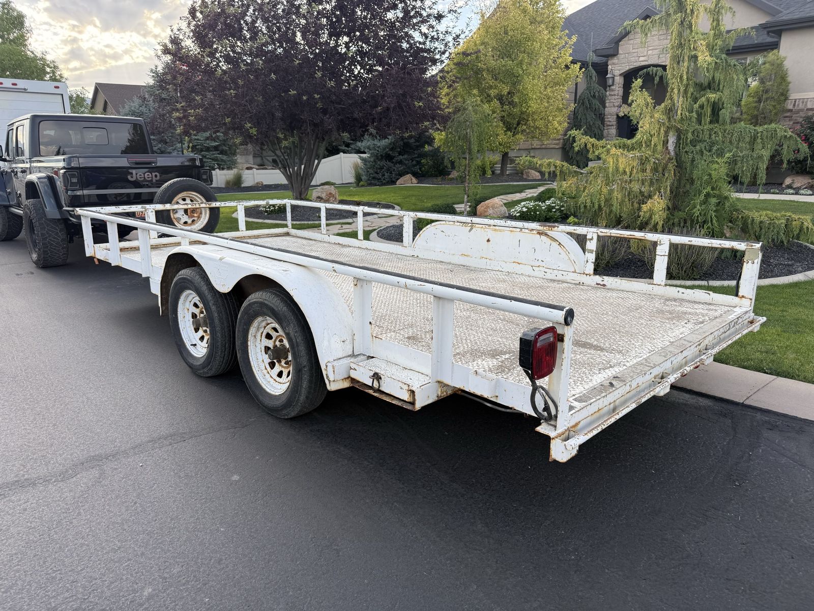 Heavy-Duty 7'x16' Utility Trailer - All-Metal Floor & Ramps - Ready to Haul
