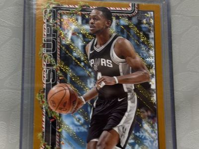 1/1 De’Aaron Fox Topps Holiday Gold Foil – 1 of 1
