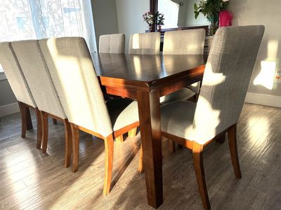9 piece dining table