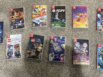 Multiple Nintendo Switch games