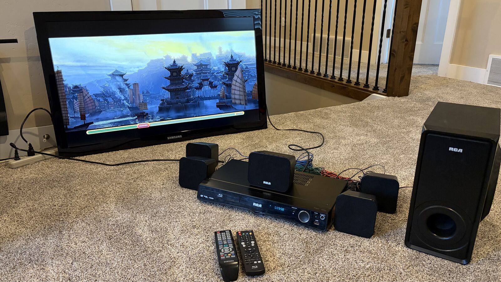 Samsung HD TV & RCA Home Theater System