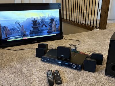 Samsung HD TV & RCA Home Theater System
