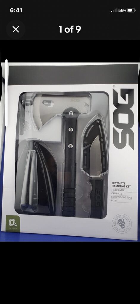 4 Piece SOG Finely CraftedForces Ultimate Camping