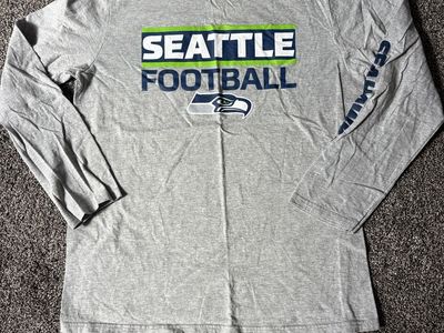 Like NEW! Fanatics Seattle Seahawks Men's Long Sleeve Shirt- Size Large