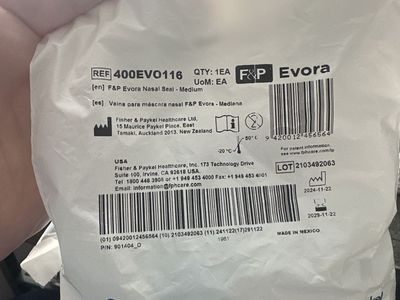 Free Nasal Pillow F&P EVORA Nasal Seal Medium