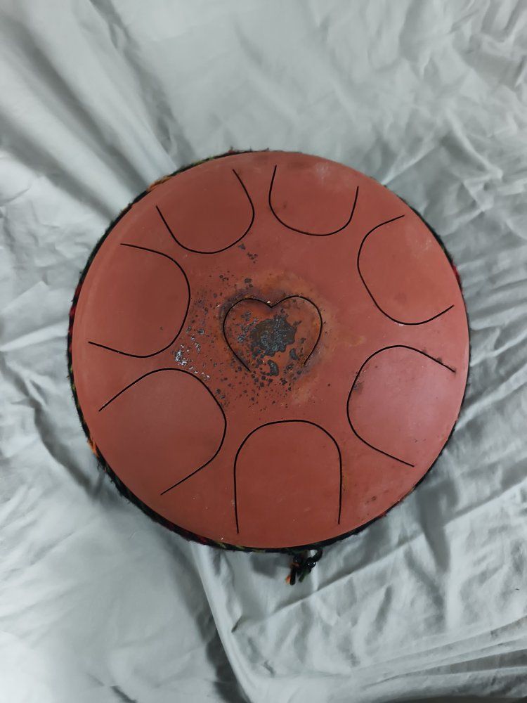 Moyodrum Moyo Baby F# Tongue Drum - Orange Percussion Instrument